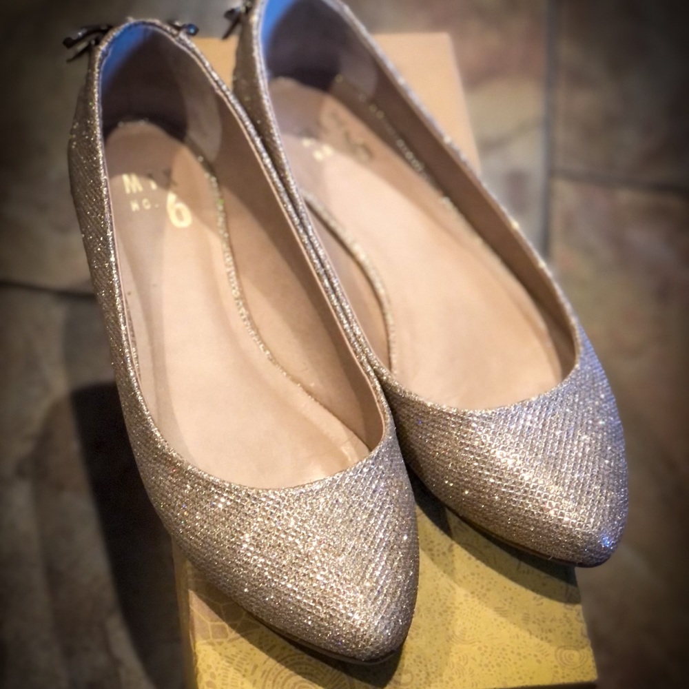 Champagne Slip On Flats